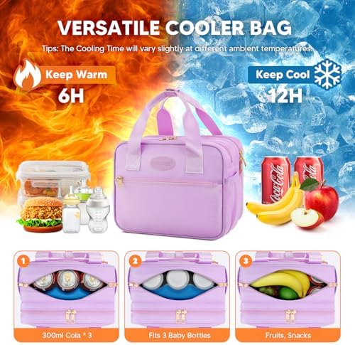 PIIOSER Breastmilk Cooler Travel Bag - Image 2