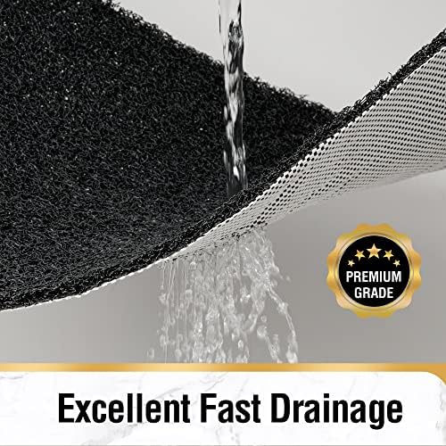 HITSLAM Square Shower Mat, 27 x 27 Inch Non Slip Bath Mat - Image 6