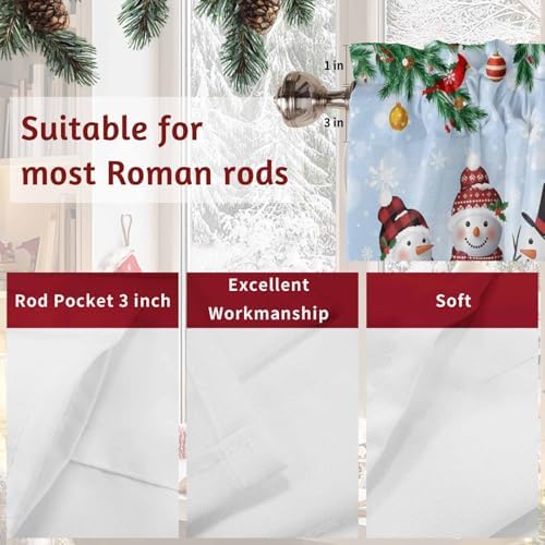 Vandarllin Christmas Valance Kitchen Curtains - Image 7