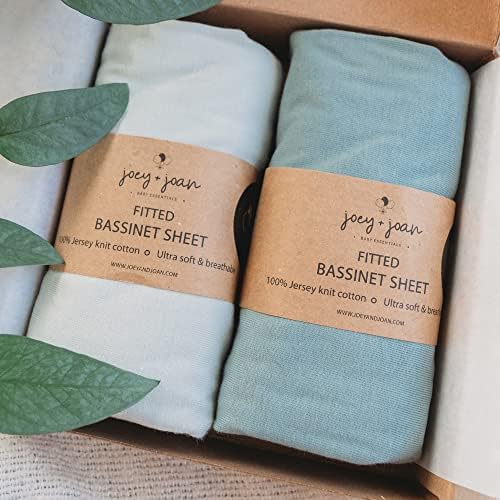 Joey + Joan Bassinet Fitted Sheets Compatible by JoeyJoan