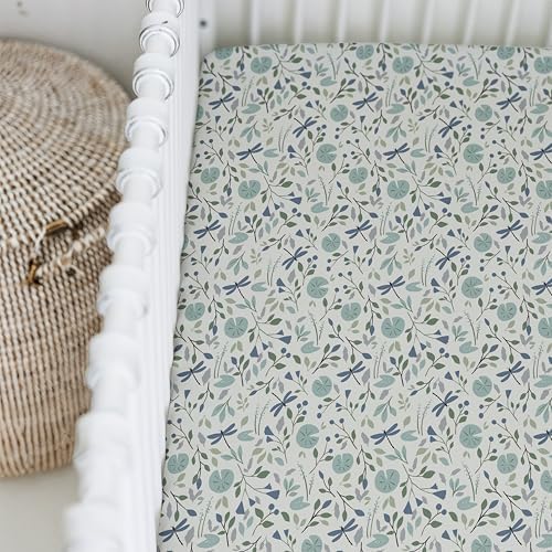 Sorrel + Fern Baby Crib Sheets Neutral, Fitted 2-Pack - Image 6