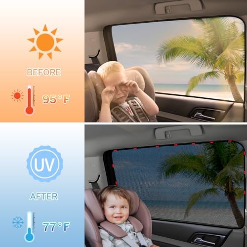 ZATOOTO Car Window Sahde for Driver Side Window, Front Window Sun Shade - Image 5