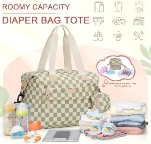 Pritent Diaper Bag Tote Waterproof Maternity Baby Bags - Image 3