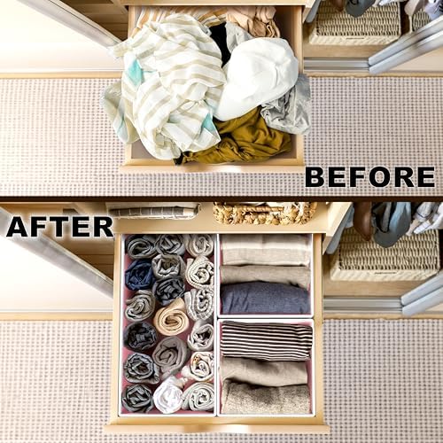 Simple Houseware Foldable Drawer Organizer Stocking Bin - Image 3