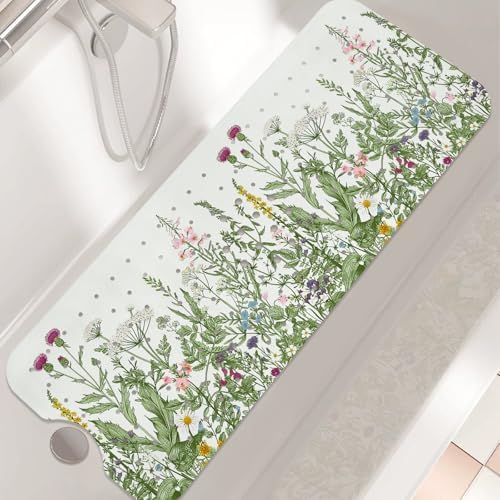 Non Slip Bathtub Mat, Flower Bath Mat - Image 2