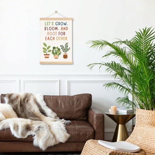 DNEULYR Motivational Wall Decor, Let's Grow Bloom and Root - Image 5