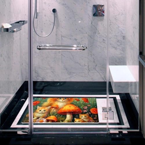 Non Slip Bathtub and Shower Mat 26.8x15.1 inch, Bath Mat - Image 5