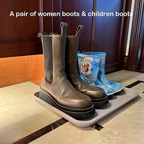 WATANIYA PET Boot Tray for Entryway Indoor, Heavy Duty Shoe Mat Tray 2 Packs - Image 4