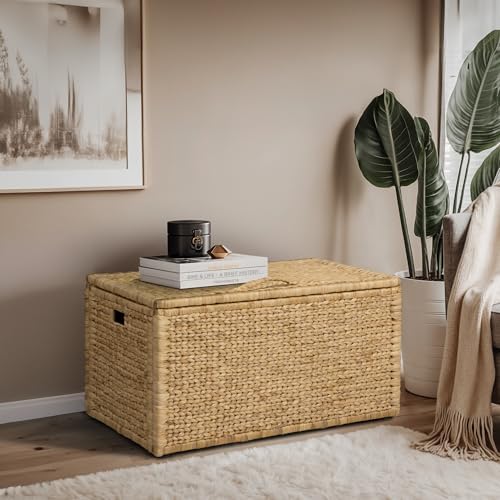 eHemco Water Hyacinth Blanket Storage Trunk - Image 2