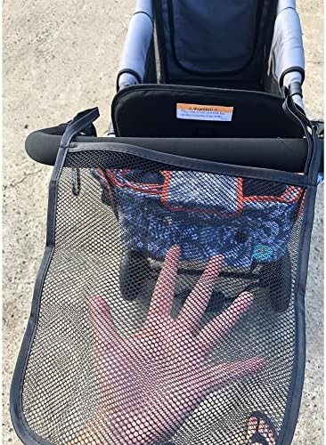 3 Pack Stroller Hanging Bag Handlebar Organizer Storage Pocket Net Mesh Bag - Image 6