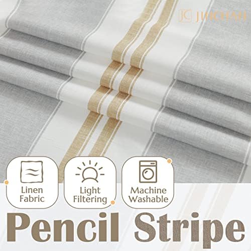 jinchan Linen Pencil Stripe Valances - Image 6