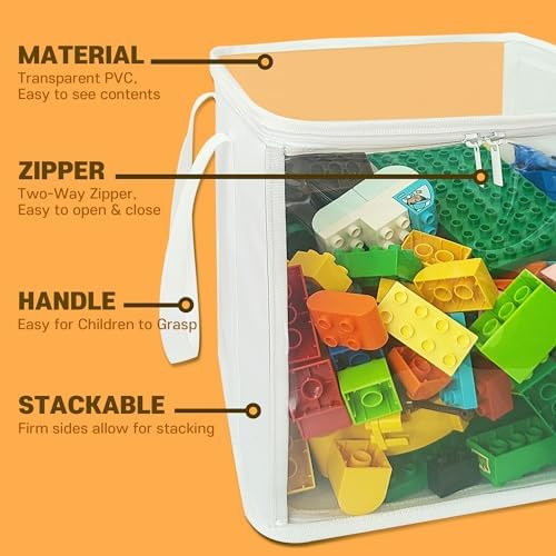 holay 2 Pack Clear Storage Cubes - Image 4