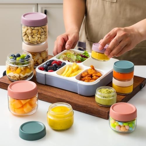 NETANY 12 Pack Overnight Oats Containers - Image 6