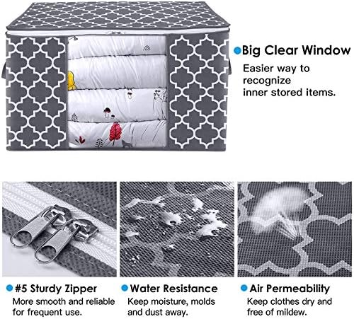 Storage Bags 100L 8 Pack Clothes Organization and Storage Containers - Image 5