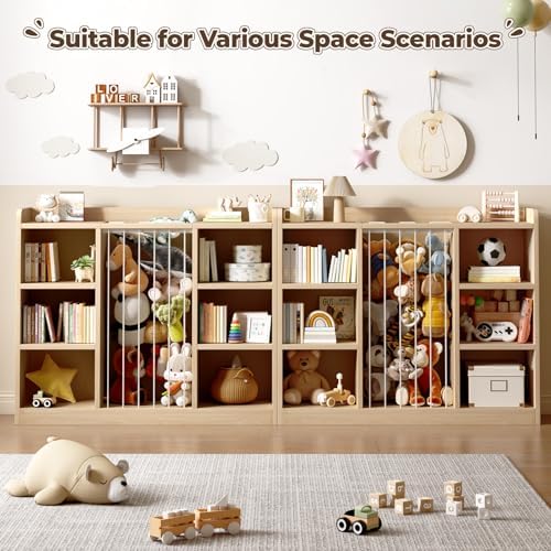 Toy Storage Organizer with 6 Cube, Stuffed Animal Storage - Image 6