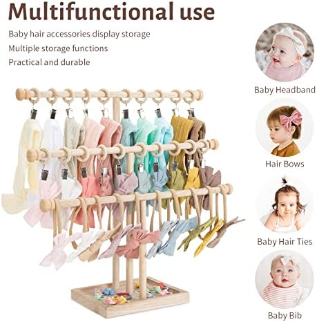 POVETIRE Headband Holder Bow Organizer - Image 4