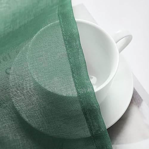 MIULEE Dark Green Window Valance 1 Panel 54W x 18L - Image 5