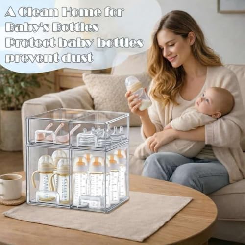 Baby Bottle Organizer with Hooks - Image 6
