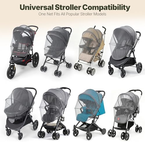 Orzbow Baby Mosquito Net for Stroller, Universal Fit, Breathable - Image 6