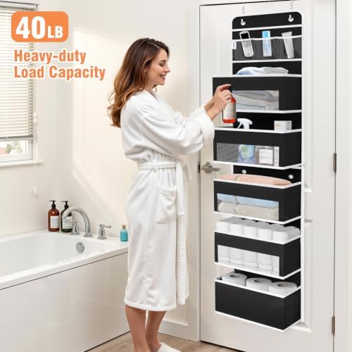 Over The Door Organizer Storage Large Capacity Hanging Bedroom Storage - Image 5