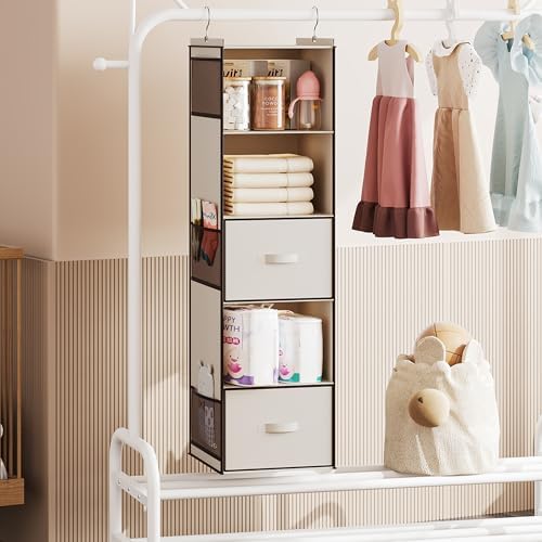 YOUDENOVA Hanging Closet Organizer, Hanging Shelves - Image 6