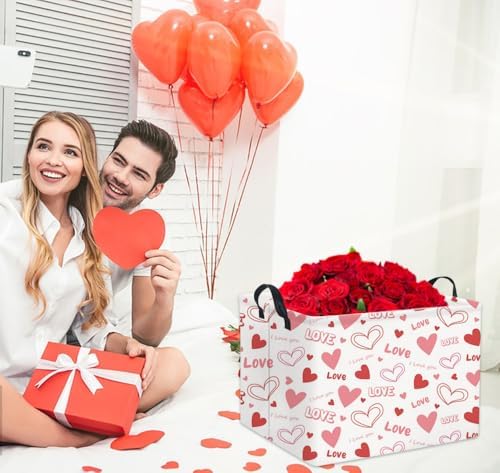 Rectangular Valentines Gift Basket - Image 3