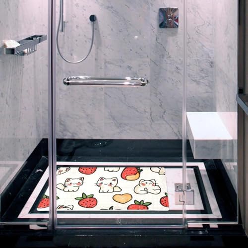Non Slip Bathtub and Shower Mat 26.8x15.1 inch, Bath Mat - Image 6