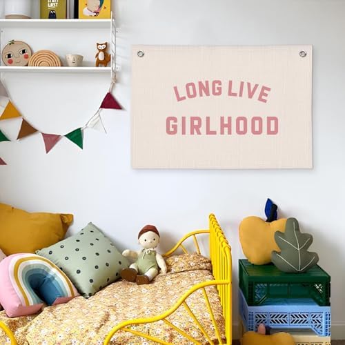 Long Live Girlhood Banner, Girls Baby Nursery Decor, Toddler Girl Room Decor - Image 5