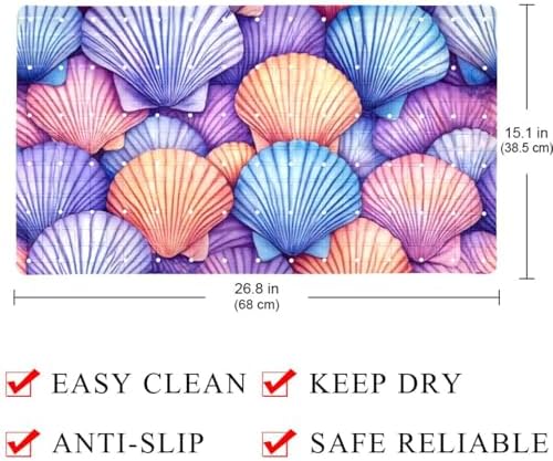 Baby Bath Mat Non Slip 26.8"x15.1" Bathtub Mat - Image 4