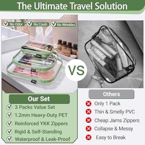 YQBRAO Clear Hard Shell Organizer Cases - Image 2