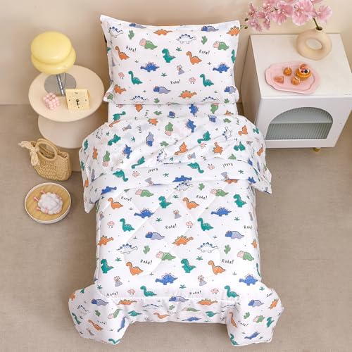 Caressma Toddler Bedding Set Dinosaur Pattern Nursery Comforter - Image 2