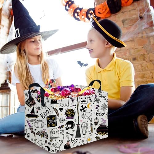 Halloween Ghost thriller basket, Empty Halloween basket, Horror and thriller - Image 5