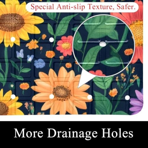 Shower Mat Non-Slip Bathtub Mats - Image 2