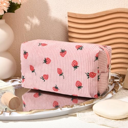 SOIDRAM 2 Pcs Makeup Bag Large Cosmetic Bag Toiletry Bag Makeup Pouch Travel - Image 5