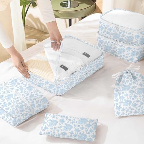 8 Set Packing Cubes for Travel, Luggage Packing Organizers Accessories Large - Image 6