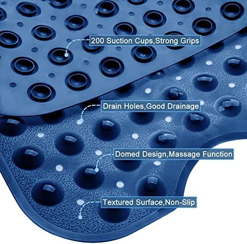 Bathtub and Shower Mats, Extra Long Non-Slip Bath Tub Mat 39 x 16 Inch - Image 3