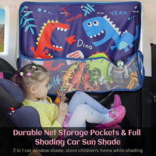 DIZA100 Car Window Shade for Baby, 2 Pack Car Sun Shades - Image 2