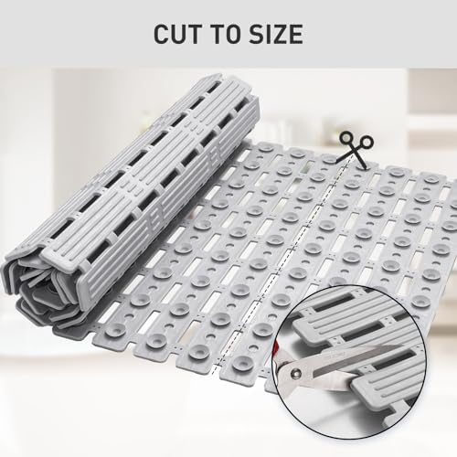 XIYUNTE Shower Mat Non Slip Bathtub Mat, 36 x 16 inches Rubber Bath Mat - Image 5