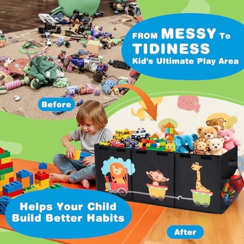 Kids Toy Box Chest with Lid - Image 2