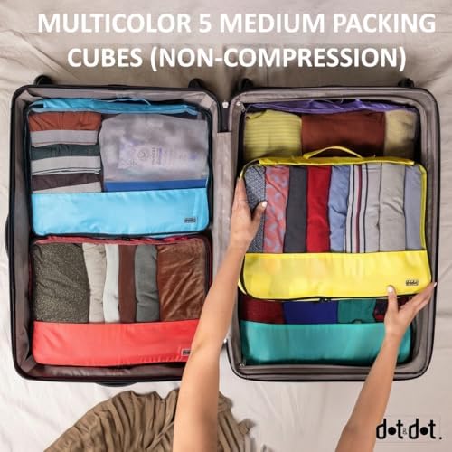 Dot&Dot 5pc Medium Packing Cubes - Image 6