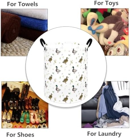 MAIZMZ Kids Hamper Storage Bins Organizer Toy Box Laundry Basket Large Canvas - Image 7