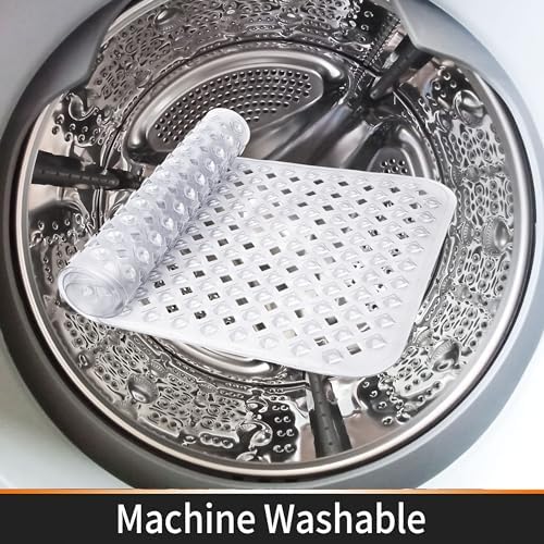 Yimobra Square Shower Mat Non Slip, Super Strong Suction Cups, Machine Washable - Image 6