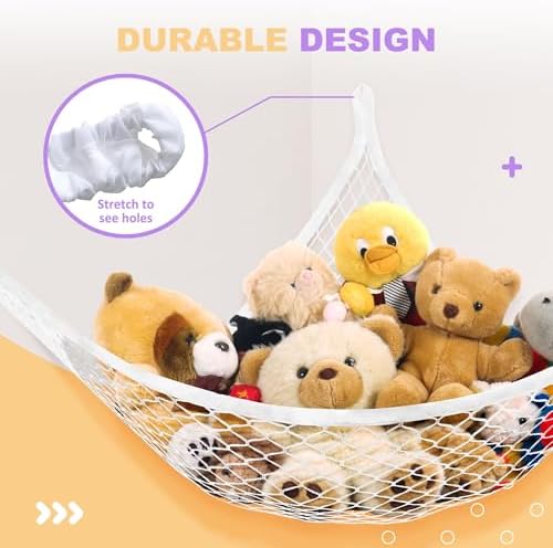 Lazebox Stuffed Animal Net Hammock - Image 5