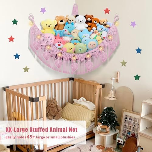 Stuffed Animal Storage Hammock Corner - Image 3