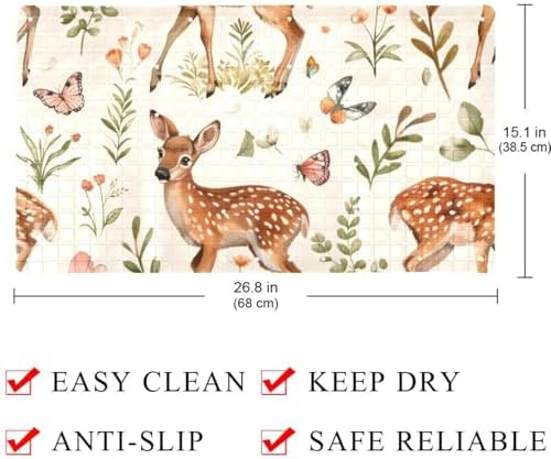 Non Slip Shower Mat Bathtub Mat 15.1x26.8 Inch, Quick Dry Bath Mat - Image 4