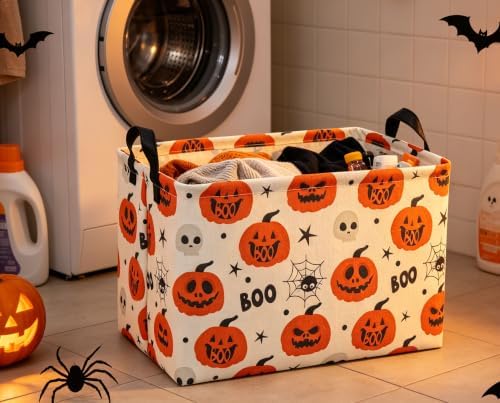 Rectangle Baskets Halloween Basket Spider Storage Bin - Image 5