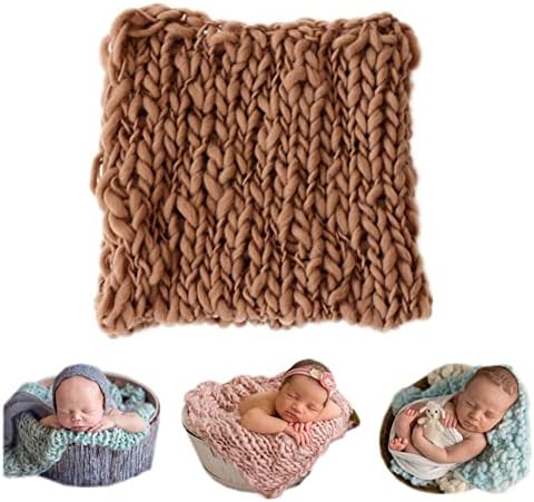 Coberllus Newborn Baby Photography Twist Blanket, Baby Photo Props by Followusfindusquickly