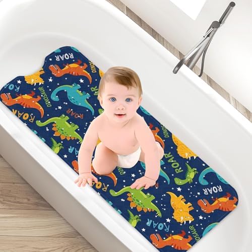 Bathtub Shower Mat 40X16 Inch, for Toddler by Culudea