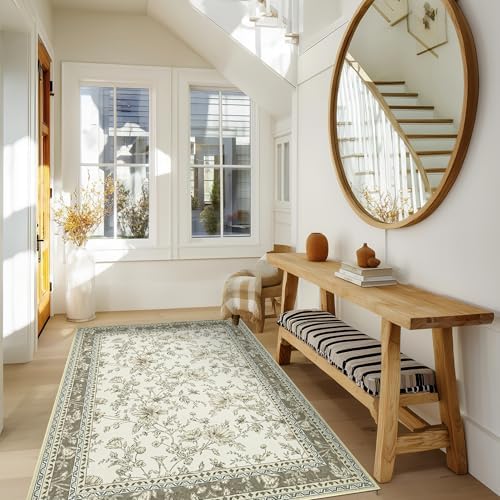Modern Washable Entryway Rug by BILEEHOME