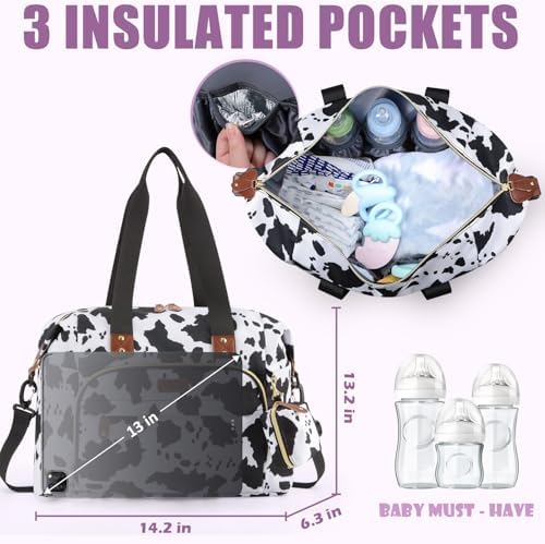 Tuwubi Diaper Bag Tote, Baby Diaper Bag - Image 4
